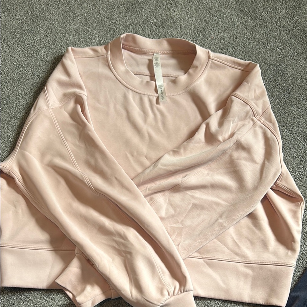 Lululemon Athletica Pink Sweatshirt Cozy and Stylish